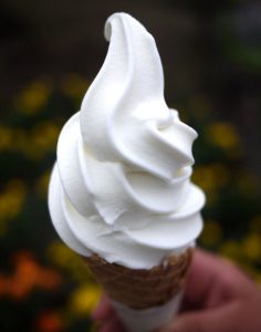 北海道箱根牧場 レストランのソフトクリーム