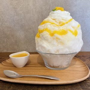 氷屋mococo（モココ）のオレンジレアチーズ 850円/税込
